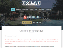Tablet Screenshot of enclaveatstonebrook.net